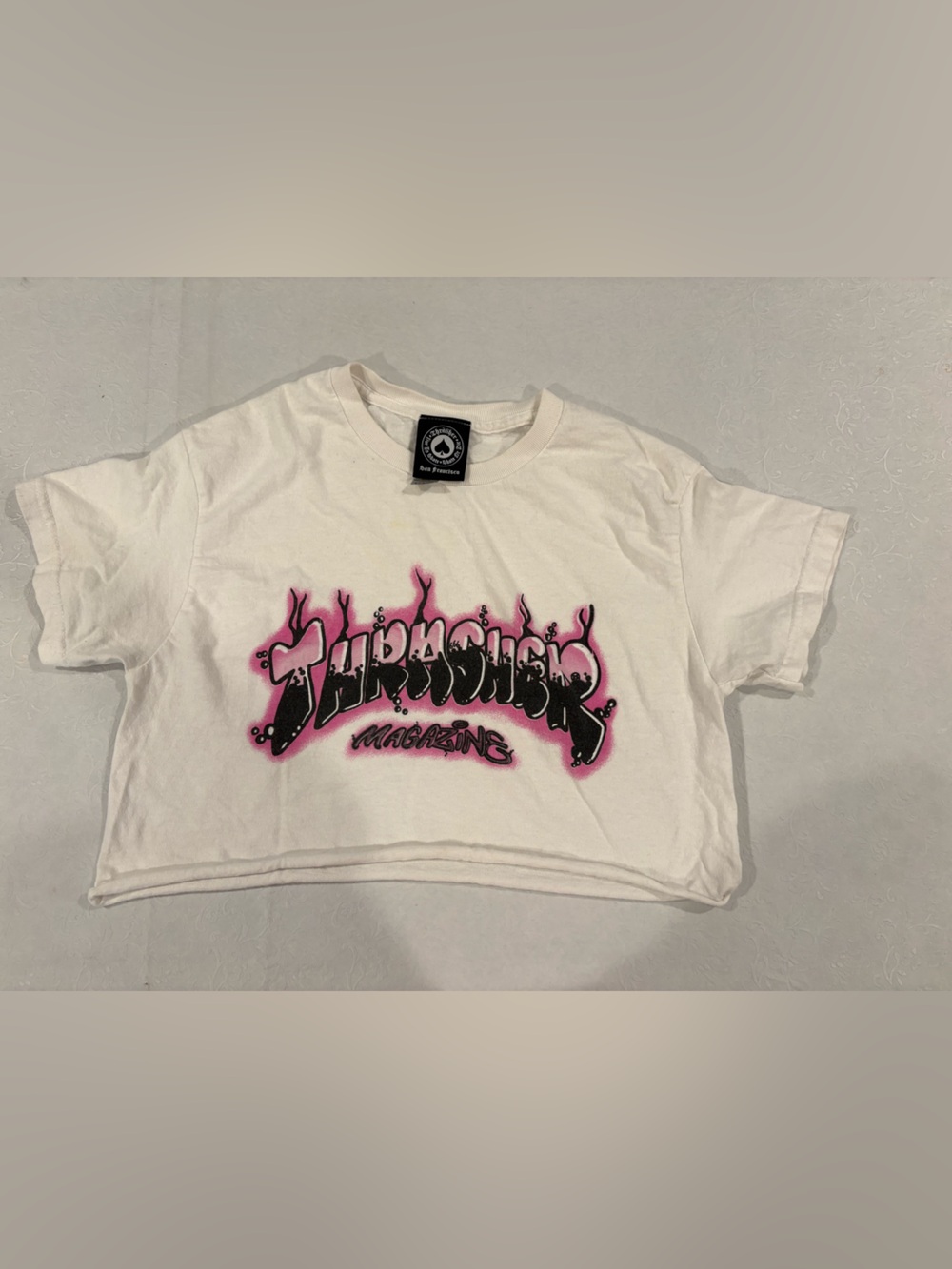 Thrasher Cropped Tee